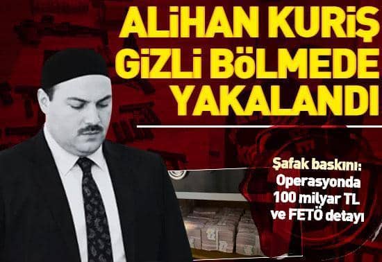 Alihan Kuriş suç örgütüne operasyon: 123 adrese şafak baskını Gizli bölmede saklanırken yakalanmış Alihan Kuriş suç örgütüne operasyon: 123 adrese şafak baskını Gizli bölmede saklanırken yakalanmış