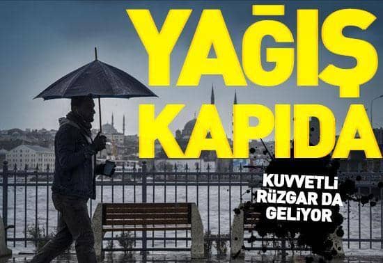 Meteoroloji il il uyardı: Gök gürültülü sağanak geliyor Meteoroloji il il uyardı: Gök gürültülü sağanak geliyor