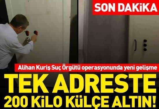 Alihan Kuriş Suç Örgütü operasyonunda yeni gelişme Alihan Kuriş Suç Örgütü operasyonunda yeni gelişme