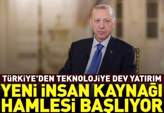 Cumhurbaşkanı Erdoğan: Yeni bir insan kaynağı hamlesi başlatıyoruz Cumhurbaşkanı Erdoğan: Yeni bir insan kaynağı hamlesi başlatıyoruz