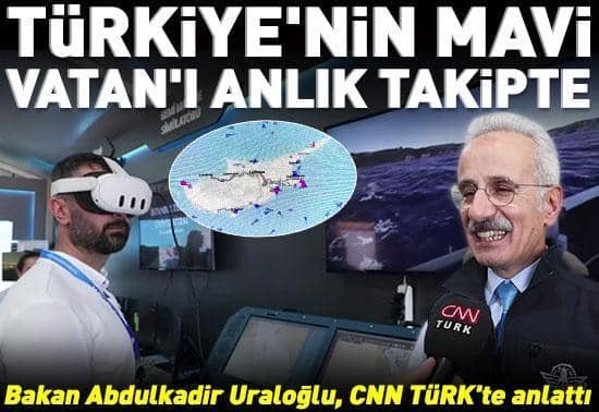 Bakan Uraloğlu CNN TÜRK’te anlattı: Türkiyenin Mavi Vatanı anlık takipte Bakan Uraloğlu CNN TÜRK’te anlattı: Türkiyenin Mavi Vatanı anlık takipte