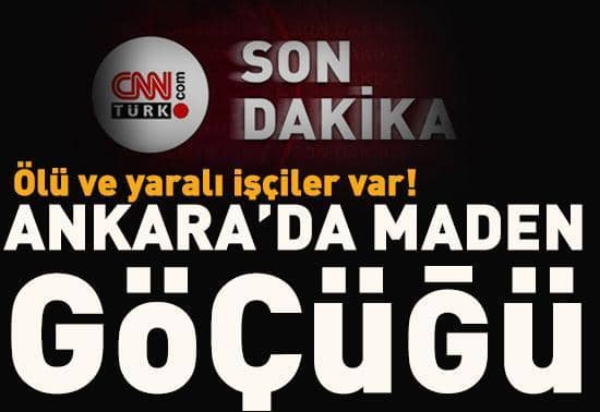 SON DAKİKA | Ankara Nallıhanda maden ocağında göçük 1 işçi hayatını kaybetti çok sayıda yaralı var SON DAKİKA | Ankara Nallıhanda maden ocağında göçük 1 işçi hayatını kaybetti çok sayıda yaralı var