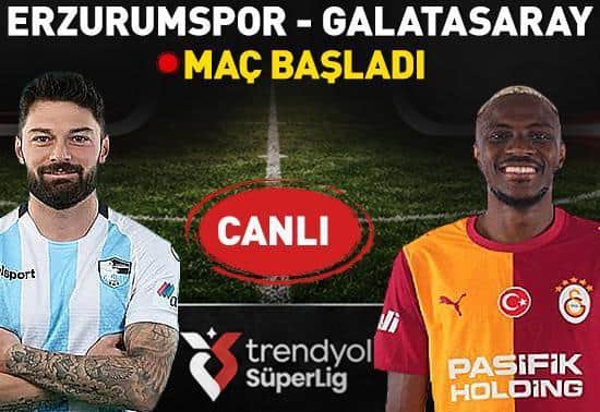Erzurumspor FK – Galatasaray Canlı Erzurumspor FK – Galatasaray Canlı