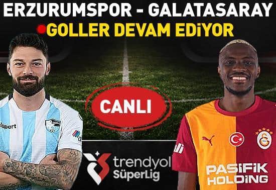 Erzurumspor FK – Galatasaray Canlı Erzurumspor FK – Galatasaray Canlı