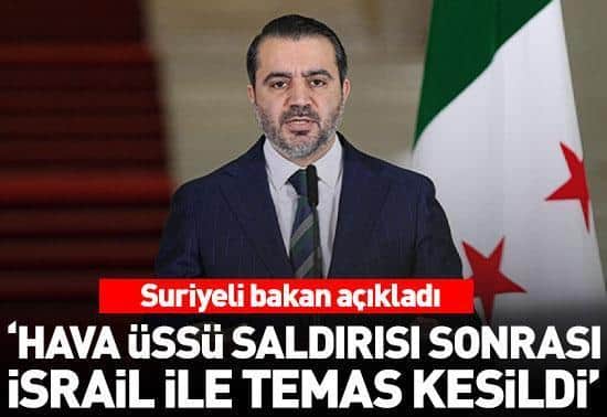 Hava üssü saldırısının ardından İsrail’le temaslar kesildi Hava üssü saldırısının ardından İsrail’le temaslar kesildi