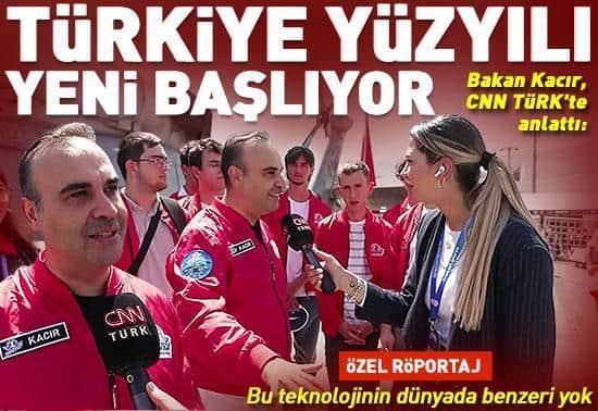 Bakan Kacır, CNN TÜRKte: Türkiye Yüzyılı yeni başlıyor Bakan Kacır, CNN TÜRKte: Türkiye Yüzyılı yeni başlıyor