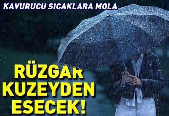 Türkiye serin havanın etkisi altına giriyor Yağışlı hava dalgası kuzeyden gelecek Türkiye serin havanın etkisi altına giriyor Yağışlı hava dalgası kuzeyden gelecek