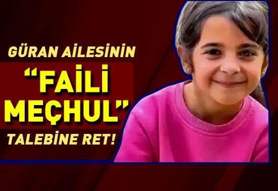 Narin Güran soruşturmasında yeni gelişme Faili meçhul başvurusu reddedildi Narin Güran soruşturmasında yeni gelişme Faili meçhul başvurusu reddedildi