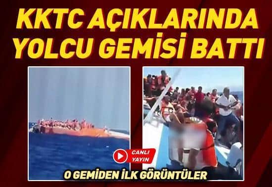 SON DAKİKA Girne açıklarında yolcu gemisi alabora oldu SON DAKİKA Girne açıklarında yolcu gemisi alabora oldu