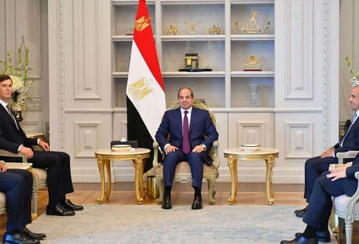 Trump’ın damadı Kushner, Mısır Cumhurbaşkanı es-Sisi ile görüştü Trump’ın damadı Kushner, Mısır Cumhurbaşkanı es-Sisi ile görüştü