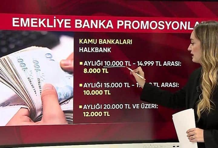 Emekliye promosyon yarışı! İşte banka banka güncel ödeme tutarları Emekliye promosyon yarışı! İşte banka banka güncel ödeme tutarları