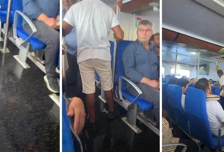 Girne açıklarında alabora olan geminin batmadan önceki görüntüleri ortaya çıktı Girne açıklarında alabora olan geminin batmadan önceki görüntüleri ortaya çıktı