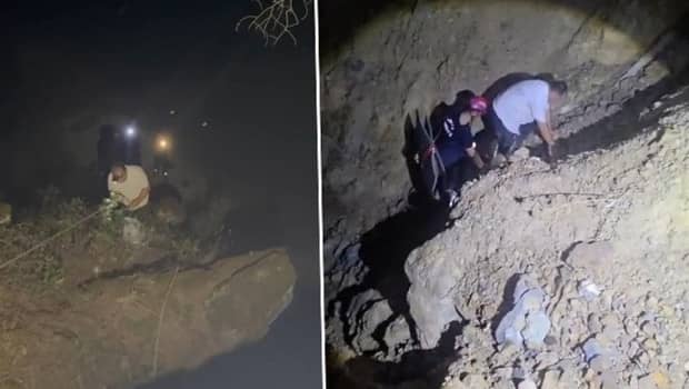 Göksu Nehri’nde mahsur kalan 2 kişi kurtarıldı Göksu Nehri’nde mahsur kalan 2 kişi kurtarıldı