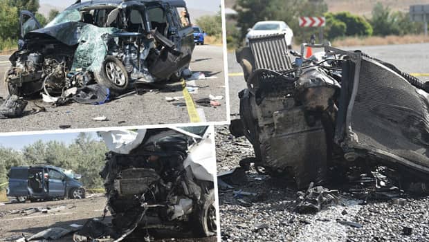 Van'da feci kaza: 2 ölü, 9 yaralı Van'da feci kaza: 2 ölü, 9 yaralı