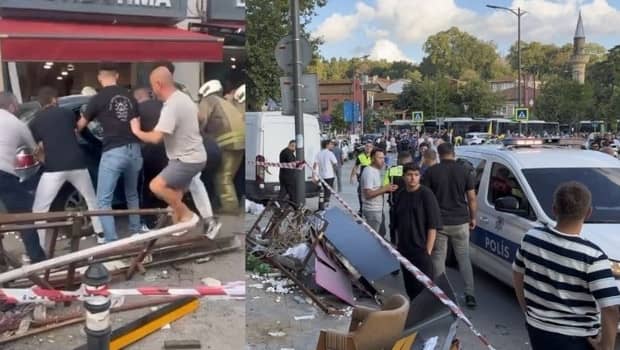 Beykoz’da otomobil yayaların arasına daldı: 6 yaralı Beykoz’da otomobil yayaların arasına daldı: 6 yaralı