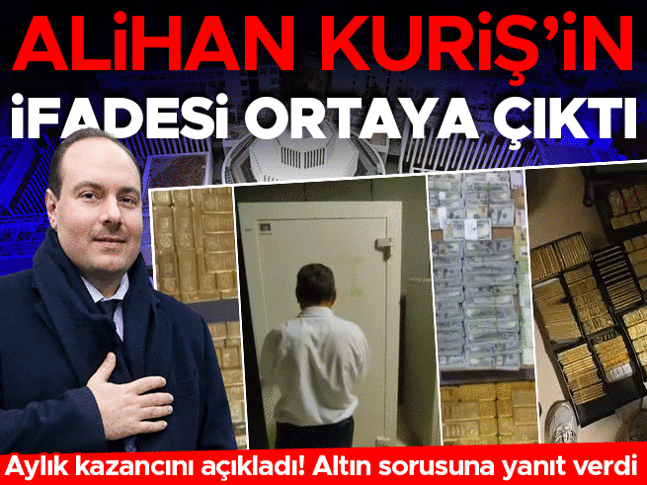 Alihan Kuriş Suç Örgütü operasyonunda yeni gelişme! Alihan Kurişin ifadesi ortaya çıktı! Aylık kazancını açıkladı Alihan Kuriş Suç Örgütü operasyonunda yeni gelişme! Alihan Kurişin ifadesi ortaya çıktı! Aylık kazancını açıkladı