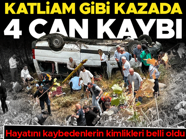 Sivasta minibüs uçuruma yuvarlandı: 4 ölü, 10 yaralı var Sivasta minibüs uçuruma yuvarlandı: 4 ölü, 10 yaralı var