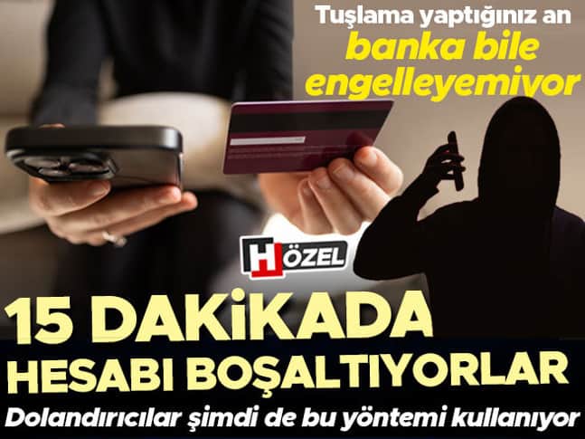 “Alacağınız var” deyip 15 dakikada hesabınızı boşaltıyorlar! Tuşlama yaptığınız an banka bile engelleyemiyor “Alacağınız var” deyip 15 dakikada hesabınızı boşaltıyorlar! Tuşlama yaptığınız an banka bile engelleyemiyor