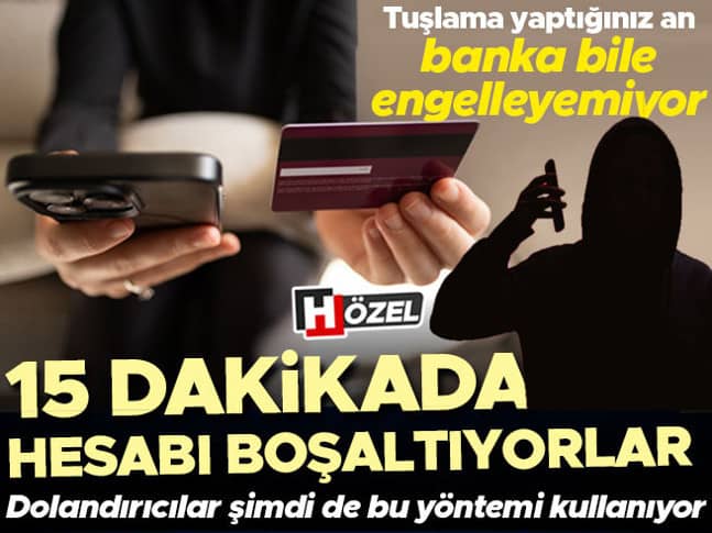 “Alacağınız var” deyip 15 dakikada hesabınızı boşaltıyorlar! Tuşlama yaptığınız an banka bile engelleyemiyor “Alacağınız var” deyip 15 dakikada hesabınızı boşaltıyorlar! Tuşlama yaptığınız an banka bile engelleyemiyor