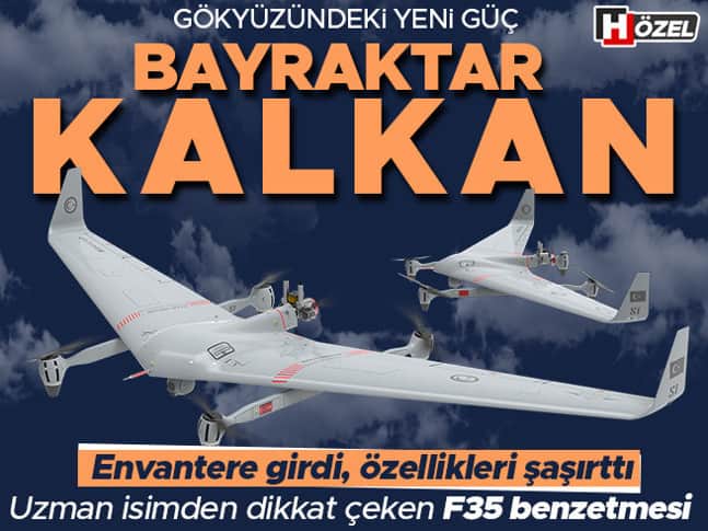 Gökyüzündeki yeni güç: Bayraktar KALKAN! Uzman isimden dikkat çeken F35 benzetmesi… Özellikleri neler? Gökyüzündeki yeni güç: Bayraktar KALKAN! Uzman isimden dikkat çeken F35 benzetmesi… Özellikleri neler?