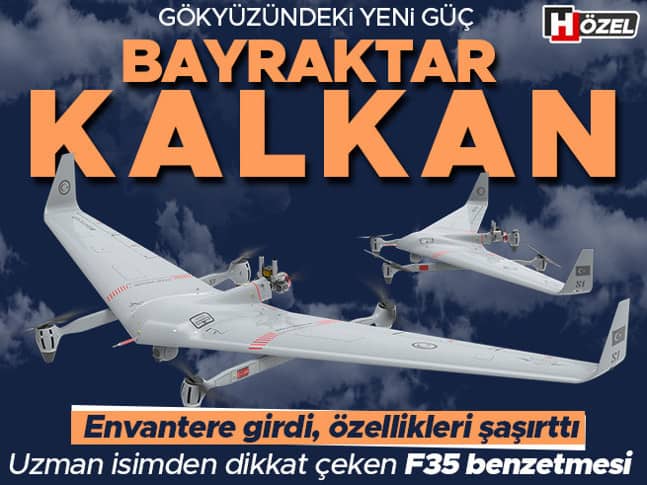 Gökyüzündeki yeni güç: Bayraktar KALKAN! Uzman isimden dikkat çeken F35 benzetmesi… Özellikleri neler? Gökyüzündeki yeni güç: Bayraktar KALKAN! Uzman isimden dikkat çeken F35 benzetmesi… Özellikleri neler?