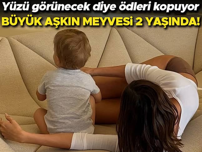 Yüzü görünmesin diye her önlemi alıyorlar: Büyük aşkın meyvesi 2 yaşında! Yüzü görünmesin diye her önlemi alıyorlar: Büyük aşkın meyvesi 2 yaşında!