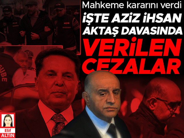 Aziz İhsan Aktaş davasında karar açıklandı... Aktaşa örgüt suçundan beraat Aziz İhsan Aktaş davasında karar açıklandı... Aktaşa örgüt suçundan beraat