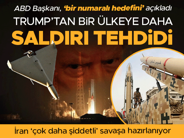 Trumptan bir ülkeye daha saldırı tehdidi: Onları yerle bir ederiz Trumptan bir ülkeye daha saldırı tehdidi: Onları yerle bir ederiz