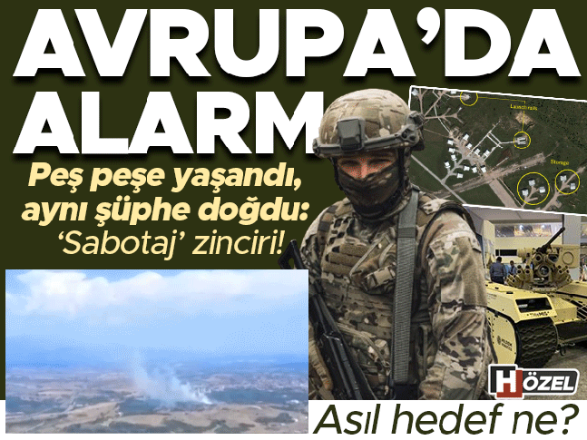 Avrupa’da alarm! Peş peşe yaşandı, aynı şüphe doğdu: ‘Sabotaj’ zinciri… Asıl hedef ne? Avrupa’da alarm! Peş peşe yaşandı, aynı şüphe doğdu: ‘Sabotaj’ zinciri… Asıl hedef ne?