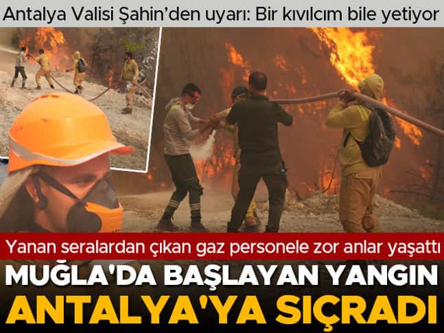 Muğlada başlayan orman yangını Antalyaya sıçradı: Alevlerle mücadele devam ediyor! Kaçmasaydım yanacaktım Muğlada başlayan orman yangını Antalyaya sıçradı: Alevlerle mücadele devam ediyor! Kaçmasaydım yanacaktım