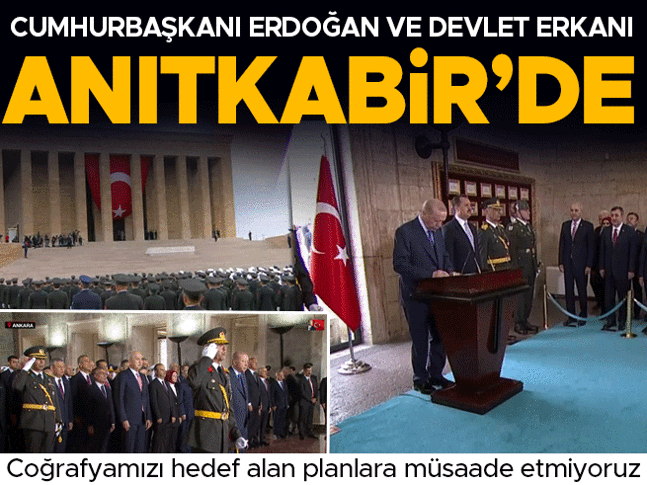 30 Ağustos Zaferinin 104. yılı... Cumhurbaşkanı Erdoğan ve devlet erkanı Anıtkabirde 30 Ağustos Zaferinin 104. yılı... Cumhurbaşkanı Erdoğan ve devlet erkanı Anıtkabirde