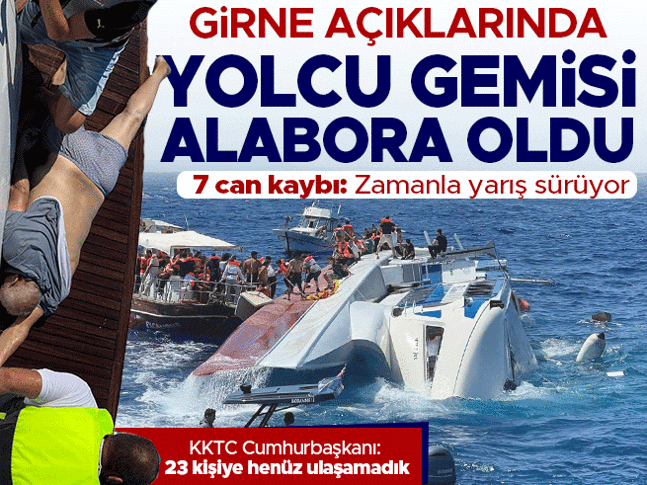 KKTC açıklarında yolcu gemisi battı: İçinde 267 yolcu var KKTC açıklarında yolcu gemisi battı: İçinde 267 yolcu var