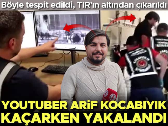 Son dakika... Youtuber Arif Kocabıyık yurt dışına kaçarken yakalandı Son dakika... Youtuber Arif Kocabıyık yurt dışına kaçarken yakalandı