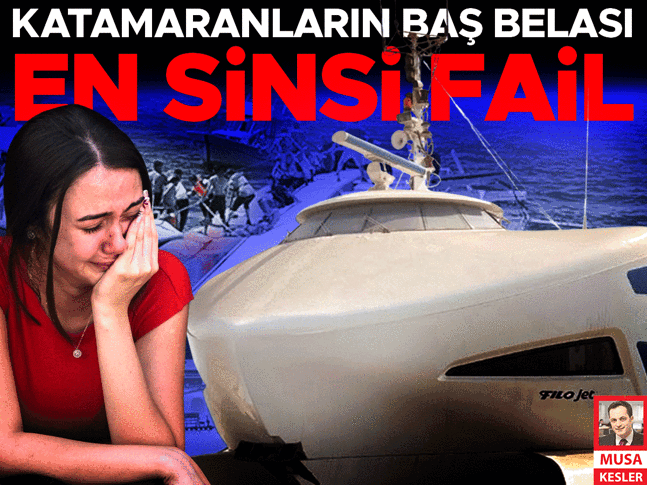 Katamaranların baş belası... Dalga vurgunu Katamaranların baş belası... Dalga vurgunu