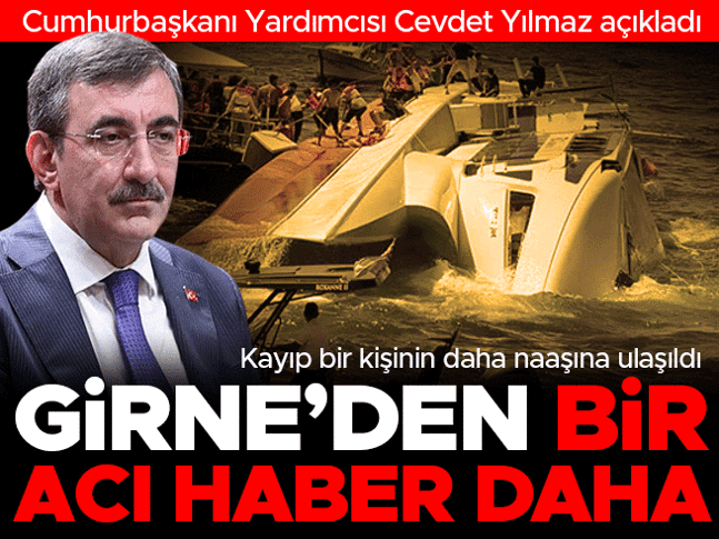 Cumhurbaşkanı Yardımcısı Cevdet Yılmaz: 19 kişiden birinin daha naaşına ulaşıldı Cumhurbaşkanı Yardımcısı Cevdet Yılmaz: 19 kişiden birinin daha naaşına ulaşıldı