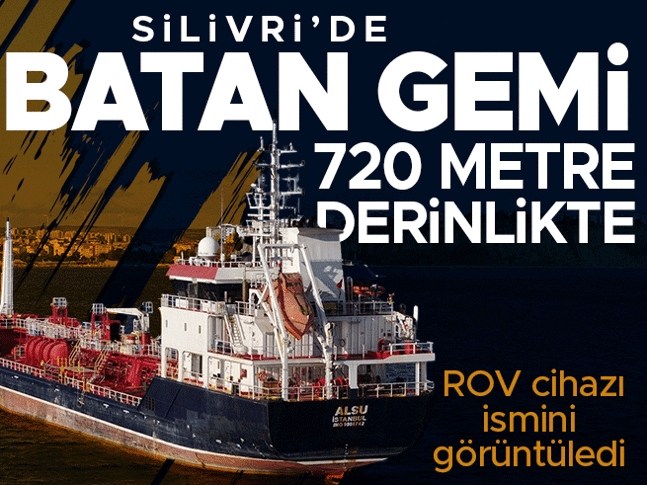 Tuğberk İmamoğlu gemisi 720 metre derinlikte! ROV cihazı ismini görüntüledi Tuğberk İmamoğlu gemisi 720 metre derinlikte! ROV cihazı ismini görüntüledi