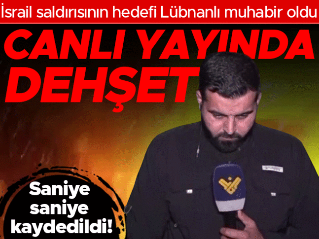Canlı yayında dehşet! İsrail saldırısının hedefi Lübnanlı muhabir oldu Canlı yayında dehşet! İsrail saldırısının hedefi Lübnanlı muhabir oldu