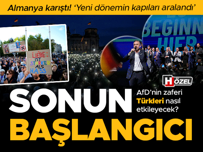 AfDnin zaferi Türkler için ne anlama geliyor? Uzmanlar Hürriyete değerlendirdi: Almanya için sonun başlangıcı AfDnin zaferi Türkler için ne anlama geliyor? Uzmanlar Hürriyete değerlendirdi: Almanya için sonun başlangıcı