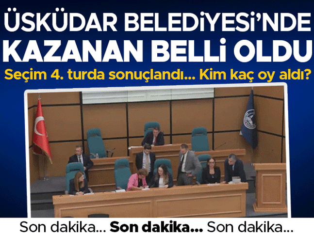 Üsküdar Belediyesinde başkanvekili seçimi 4. tura kaldı Üsküdar Belediyesinde başkanvekili seçimi 4. tura kaldı