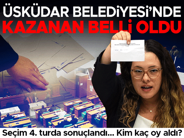 Üsküdar Belediyesinde seçimi AK Parti kazandı Üsküdar Belediyesinde seçimi AK Parti kazandı