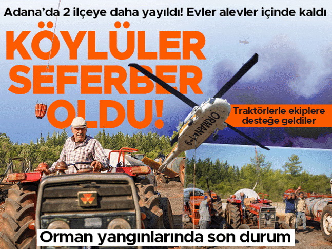 Adana, Antalya ve Mersinde orman yangınları... Kozandaki yangın yayılıyor! Alevler mahallelere sıçradı, evler tahliye ediliyor | Köylüler seferber oldu Adana, Antalya ve Mersinde orman yangınları... Kozandaki yangın yayılıyor! Alevler mahallelere sıçradı, evler tahliye ediliyor | Köylüler seferber oldu
