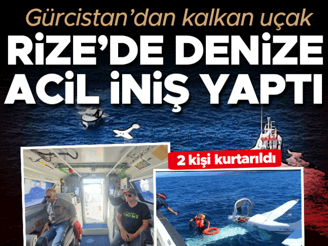Gürcistandan kalkan uçak Rizede denize acil iniş yaptı: Ekipler kurtarma çalışması başlattı Gürcistandan kalkan uçak Rizede denize acil iniş yaptı: Ekipler kurtarma çalışması başlattı