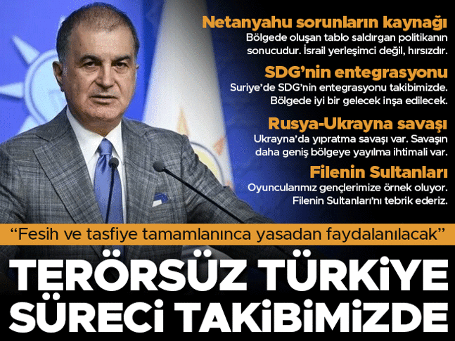 Ömer Çelik açıklamalarda bulunuyor Ömer Çelik açıklamalarda bulunuyor