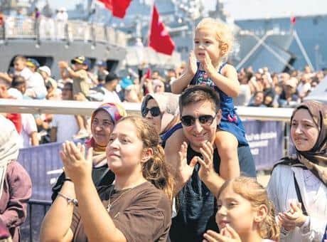 TEKNOFEST Mavi Vatan'a yoğun ilgi TEKNOFEST Mavi Vatan'a yoğun ilgi