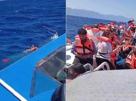 Girne açıklarındaki gemi faciasında dehşet anları! 'Kapıları üzerimize kilitlediler' Girne açıklarındaki gemi faciasında dehşet anları! 'Kapıları üzerimize kilitlediler'