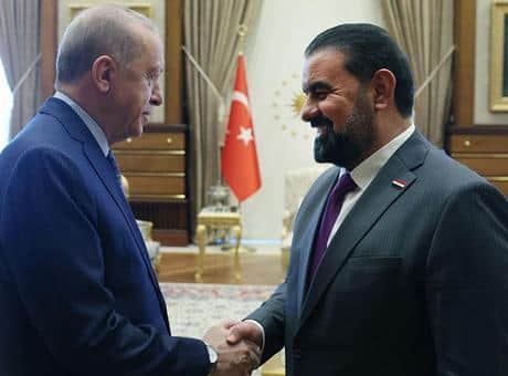 Erdoğan, Heybet Halbusi'yi kabul etti Erdoğan, Heybet Halbusi'yi kabul etti