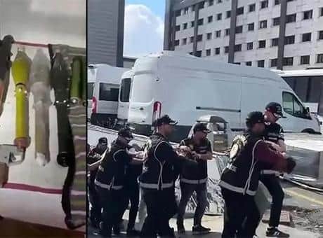 İstanbul'da Sarallar'dan roketatarlı suikast planı çökertildi! Peyzaj alanından cephanelik çıktı İstanbul'da Sarallar'dan roketatarlı suikast planı çökertildi! Peyzaj alanından cephanelik çıktı