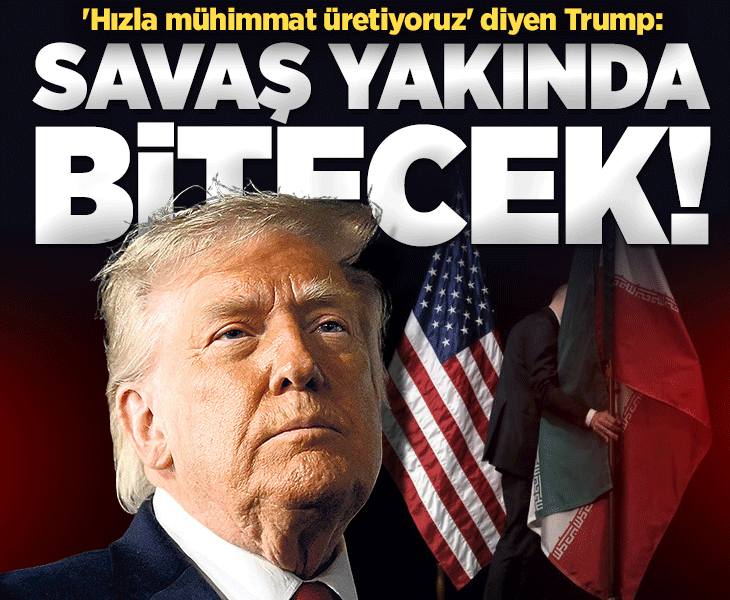Trump: Savaş çok yakında bitecek, İran daha fazla dayanamaz Trump: Savaş çok yakında bitecek, İran daha fazla dayanamaz