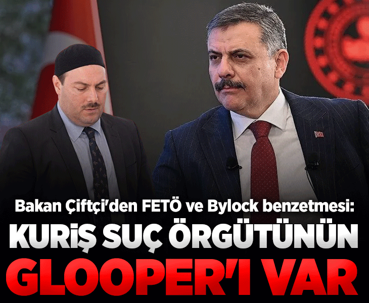 Bakan Çiftçi: FETÖ'cüler ByLock kullanıyordu, Alihan Kuriş suç şebekesinin ise Glooper'i var Bakan Çiftçi: FETÖ'cüler ByLock kullanıyordu, Alihan Kuriş suç şebekesinin ise Glooper'i var