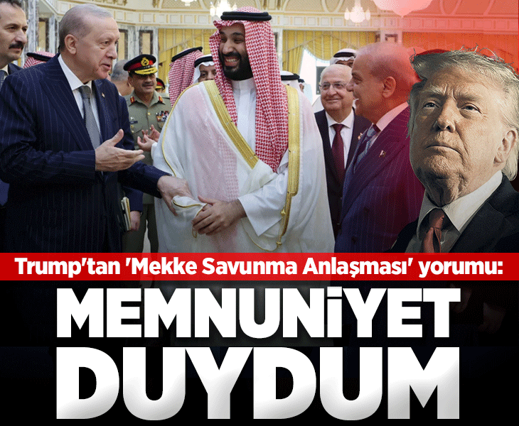 Trump'tan 'Mekke Savunma Anlaşması' yorumu: Büyük mutluluk duyuyorum Trump'tan 'Mekke Savunma Anlaşması' yorumu: Büyük mutluluk duyuyorum